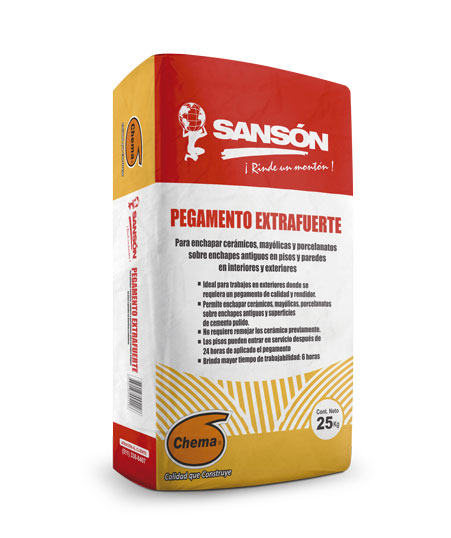 PEGAMENTO SANSON EXTRAFUERTE (BOL X 25KG) - BOL CHEMA - Distribuidora y  Comercializadora Yvana